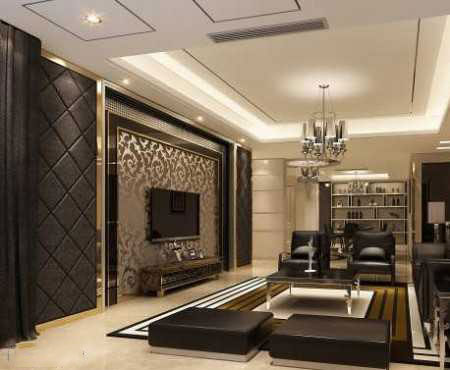 انواع دکوراسیون دیوار پشت تلویزیون LCD و LED سنگ و کناف tv decoration2 انواع دکوراسیون دیوار پشت تلویزیون LCD و LED سنگ و کناف