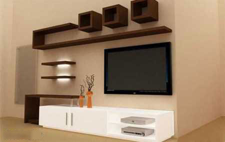 tv decoration5 انواع دکوراسیون دیوار پشت تلویزیون LCD و LED سنگ و کناف
