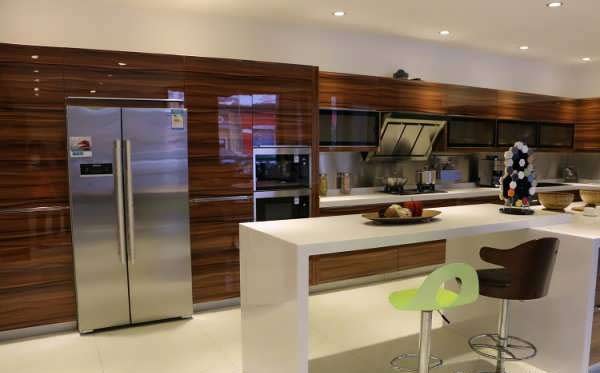 cabinet kitchen MDF 5 مدل کابینت های ام دی اف برای آشپزخانه های بزرگ و کوچک