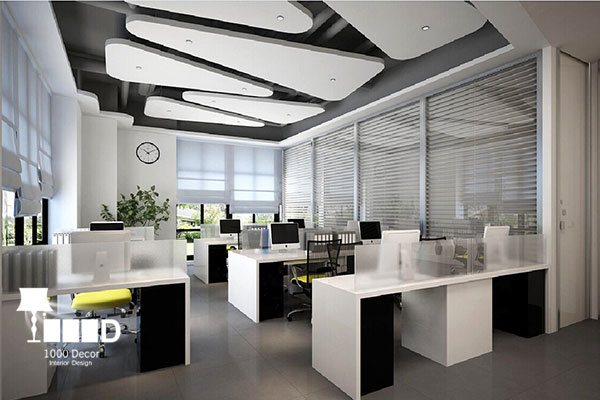 1000decor Office decoration 01 اجرای دکوراسیون اداری ، تحولی در محل کار شما